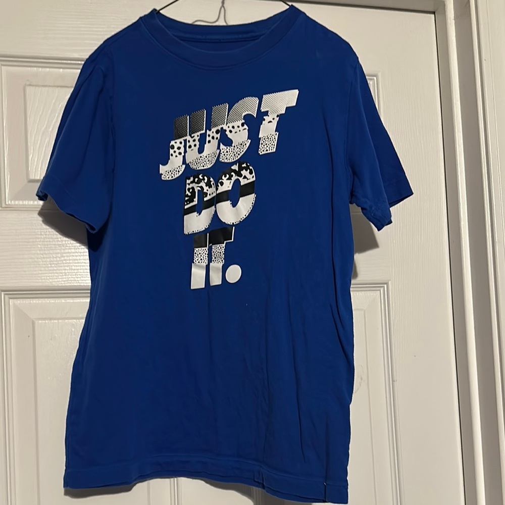 Nike Royal Blue Tee with Bold Graphic